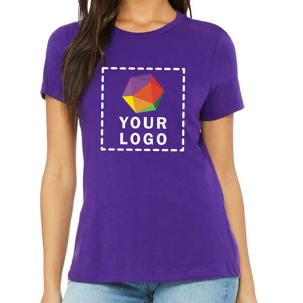 Bella + Canvas Custom Printed Ladies' Relaxed Jersey Short-Sleeve T-Shirt - B6400