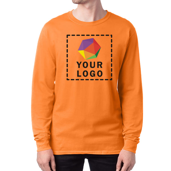 Hanes Men's ComfortSoft® Custom Printed Long-Sleeve T-Shirt - 5286