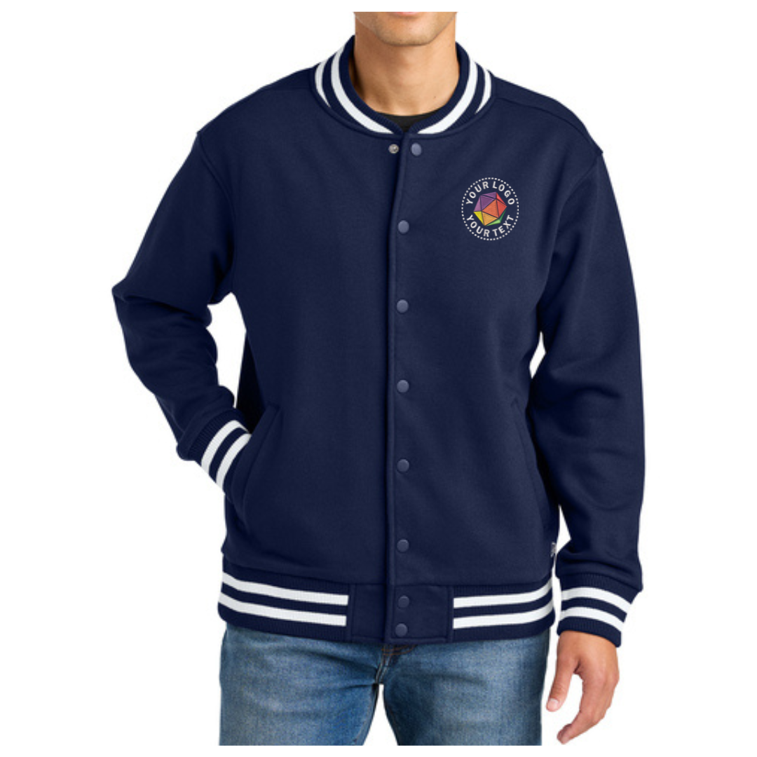 New Era® Custom Embroidered Varsity Heavyweight Fleece Jacket - NEA560