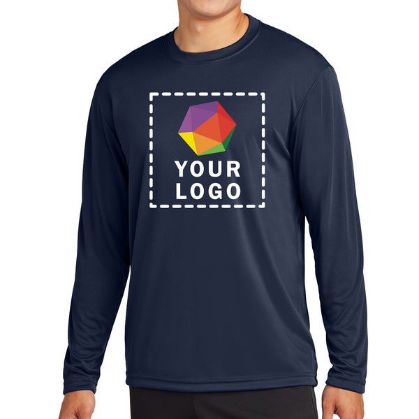 Sport-Tek® Custom Printed Long Sleeve PosiCharge® Competitor™ Tee - ST350LS