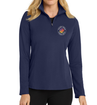 Port Authority® Custom Embroidered Women's Pinpoint Mesh 1/2-Zip  -  L806