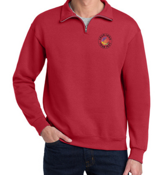 Jerzees®  Custom Embroidered NuBlend® 1/4-Zip Cadet Collar Sweatshirt - 995M