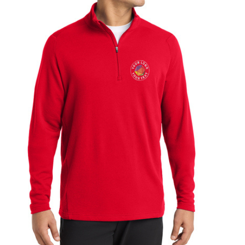 Sport-Tek® Custom Embroidered Lightweight French Terry 1/4-Zip Pullover  -  ST273