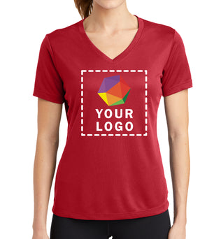 Sport-Tek® Women's PosiCharge® RacerMesh® V-Neck Tee - LST340