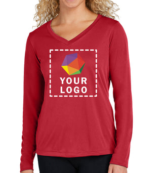 Sport-Tek® Women's Long Sleeve PosiCharge® Competitor™ V-Neck Tee - LST353LS