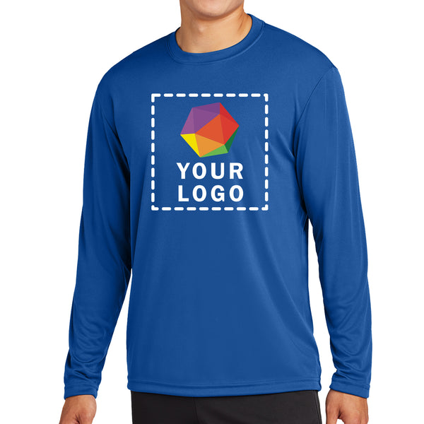 Sport-Tek® Custom Printed Long Sleeve PosiCharge® Competitor™ Tee - ST350LS