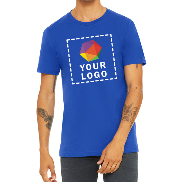 Bella + Canvas Custom Printed Unisex Jersey T-Shirt -3001C