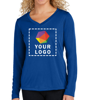 Sport-Tek® Women's Long Sleeve PosiCharge® Competitor™ V-Neck Tee - LST353LS