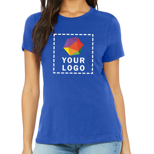 Bella + Canvas Custom Printed Ladies' Relaxed Jersey Short-Sleeve T-Shirt - B6400