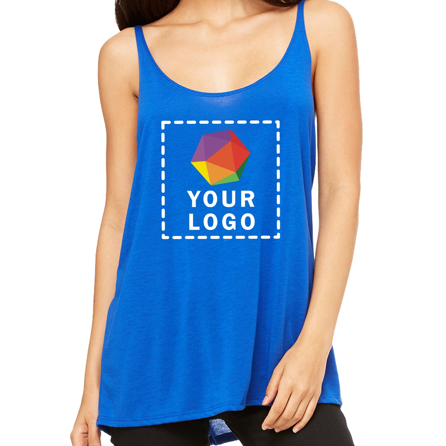 Bella + Canvas Custom Printed Ladies' Slouchy Tank - 8838