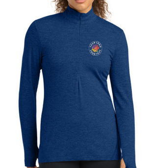 Sport-Tek® Custom Embroidered Women's Exchange 1.5 Long Sleeve 1/2-Zip  -  LST711