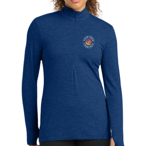 Sport-Tek® Custom Embroidered Women's Exchange 1.5 Long Sleeve 1/2-Zip  -  LST711