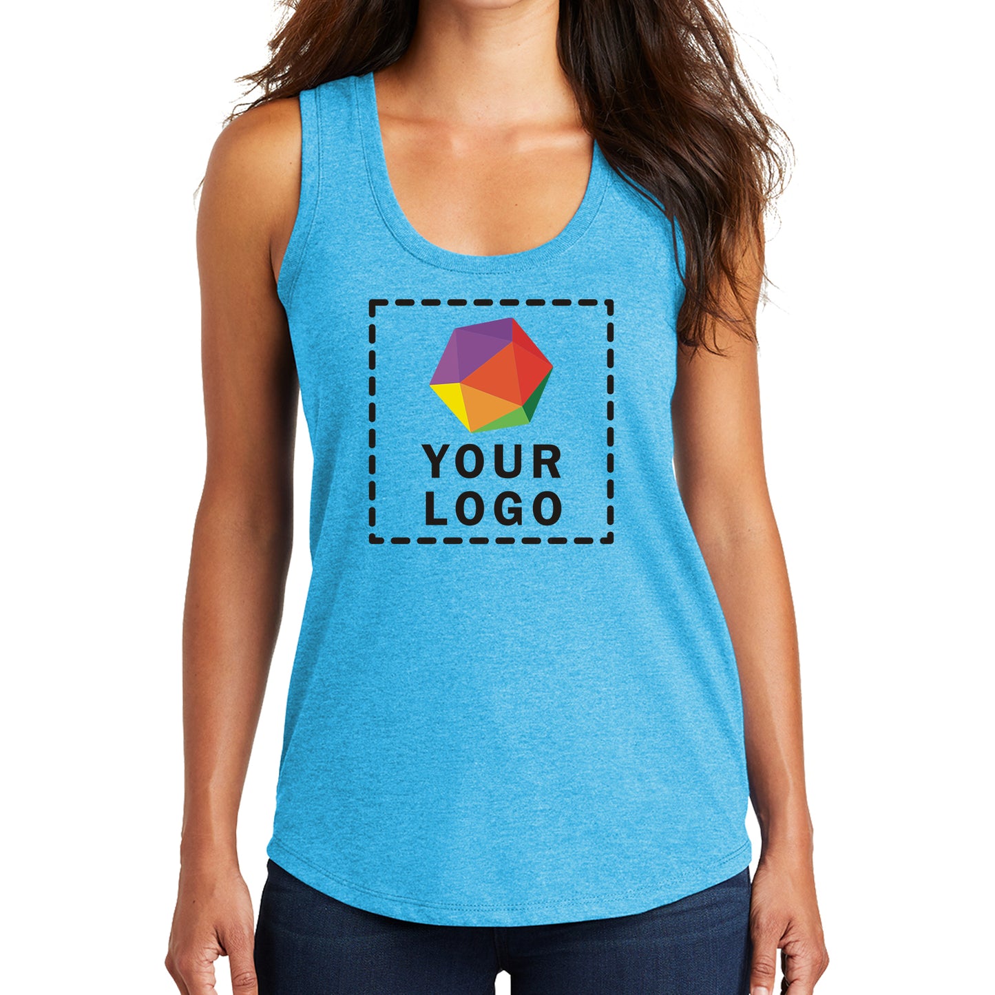 District® Custom Printed Women’s Perfect Tri ® Racerback Tank - DM138L