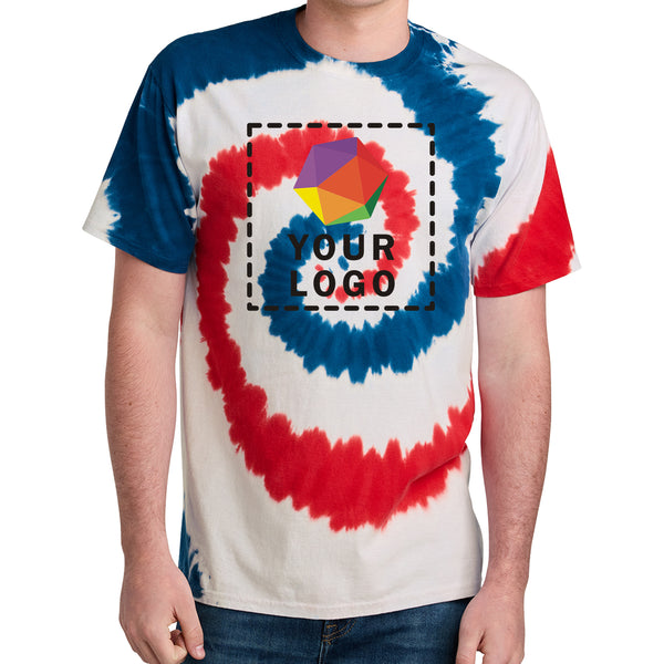 Port & Company® Custom Printed Tie-Dye Tee - PC147