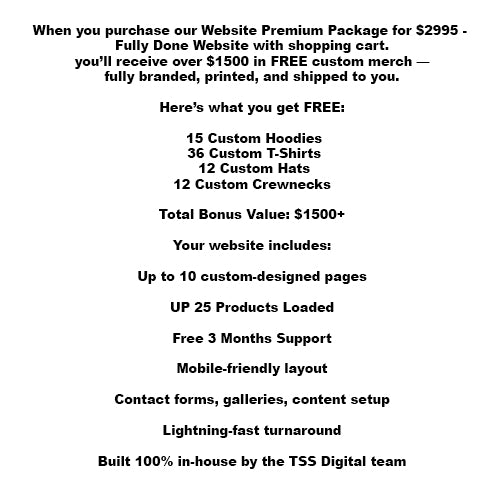 FULLY BRANDED PACKAGE - FRESH & FLY