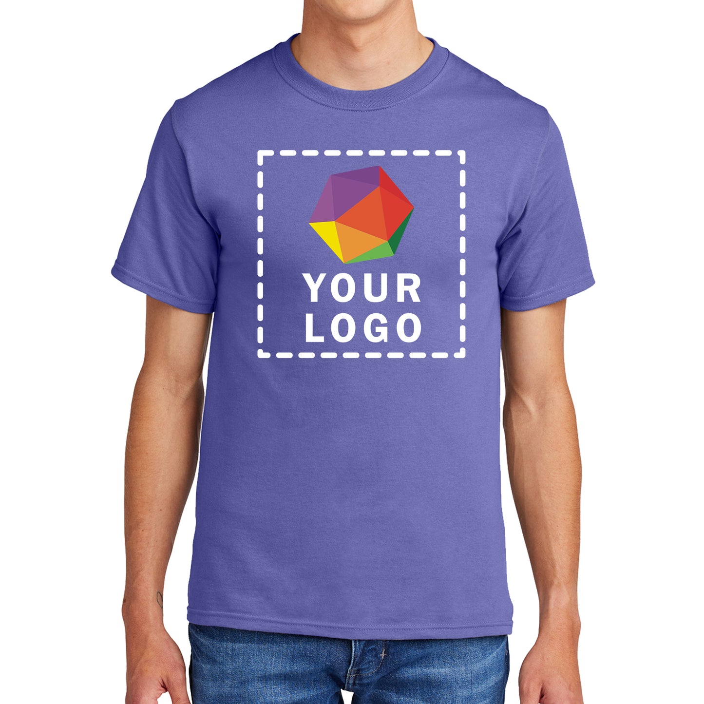 Port & Company® Custom Printed Essential Custom Printed Tee - PC61