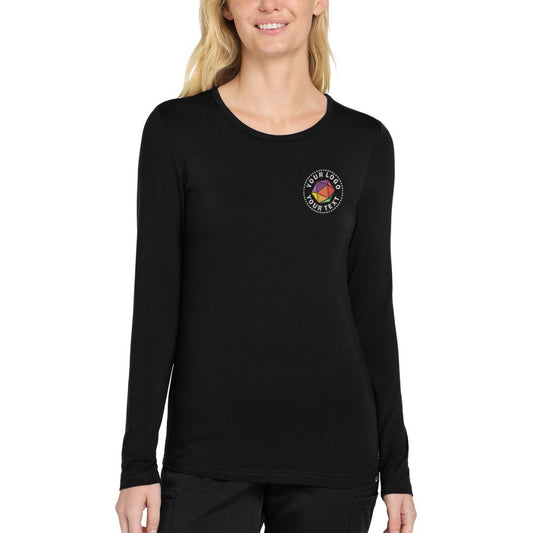 Wink® Women’s Custom Embroidered Long Sleeve Layer Tee - WW4029