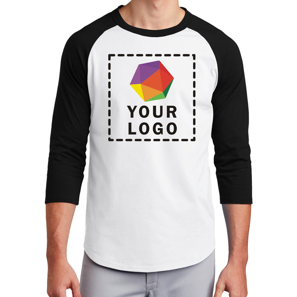 Sport-Tek® Custom Printed Colorblock Raglan Jersey - T200