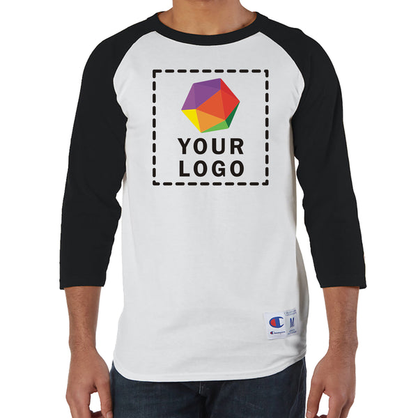 Champion Custom Printed Adult Raglan T-Shirt - T137