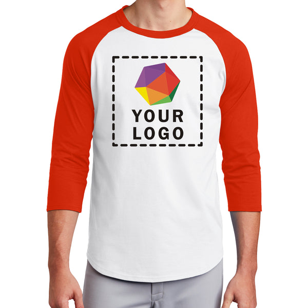 Sport-Tek® Custom Printed Colorblock Raglan Jersey - T200