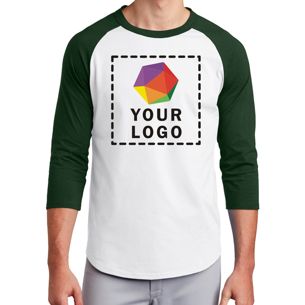 Sport-Tek® Custom Printed Colorblock Raglan Jersey - T200