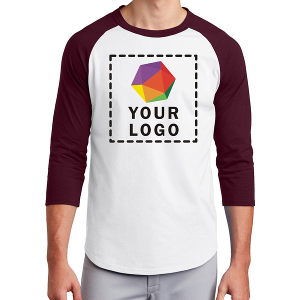 Sport-Tek® Custom Printed Colorblock Raglan Jersey - T200
