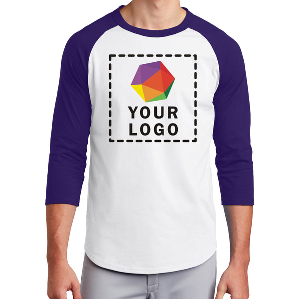 Sport-Tek® Custom Printed Colorblock Raglan Jersey - T200