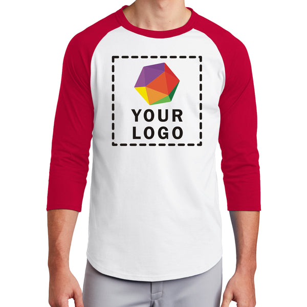 Sport-Tek® Custom Printed Colorblock Raglan Jersey - T200