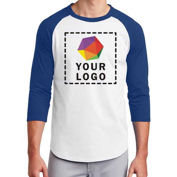 Sport-Tek® Custom Printed Colorblock Raglan Jersey - T200