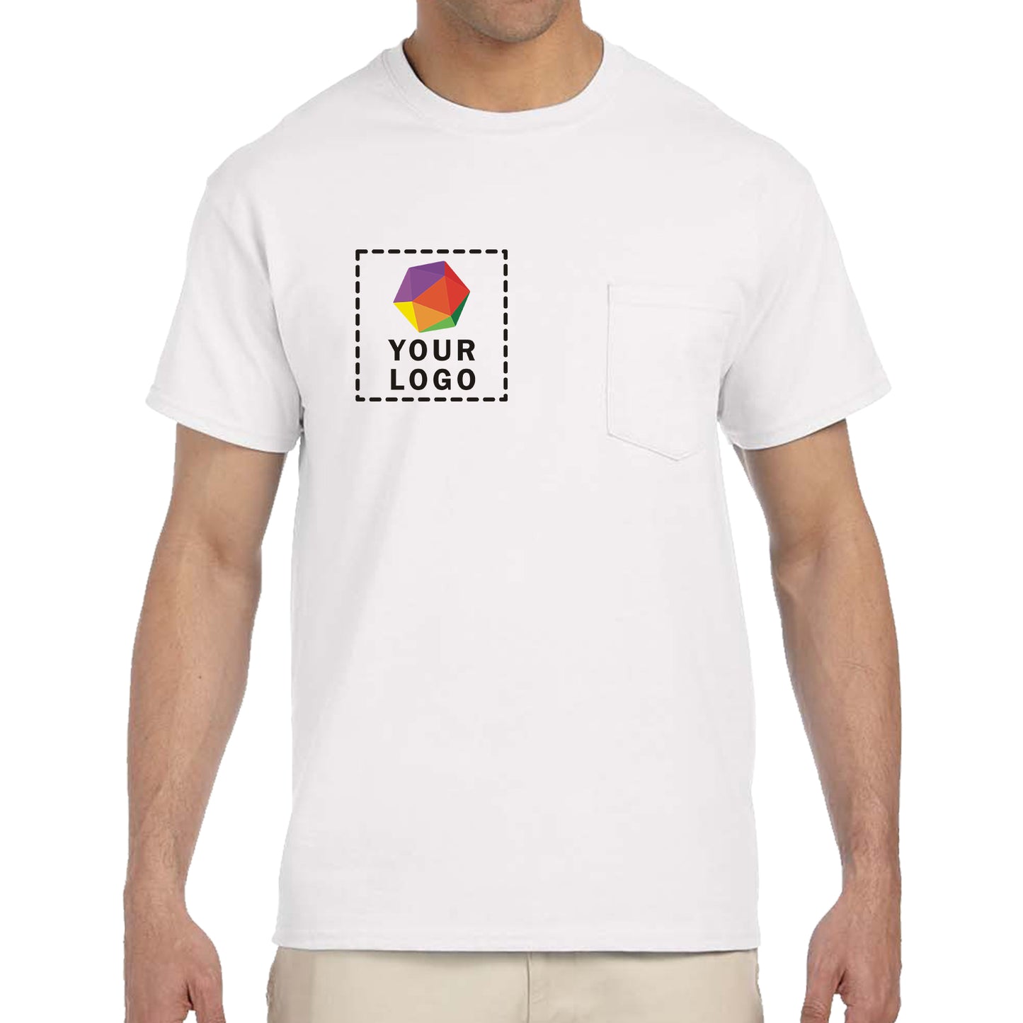 Gildan Custom Printed Adult Ultra Cotton®Pocket T-Shirt - G2300