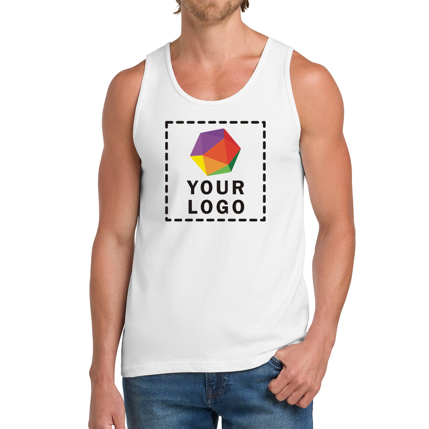Gildan® Custom Printed Ultra Cotton®100% US Cotton Tank Top - 2200