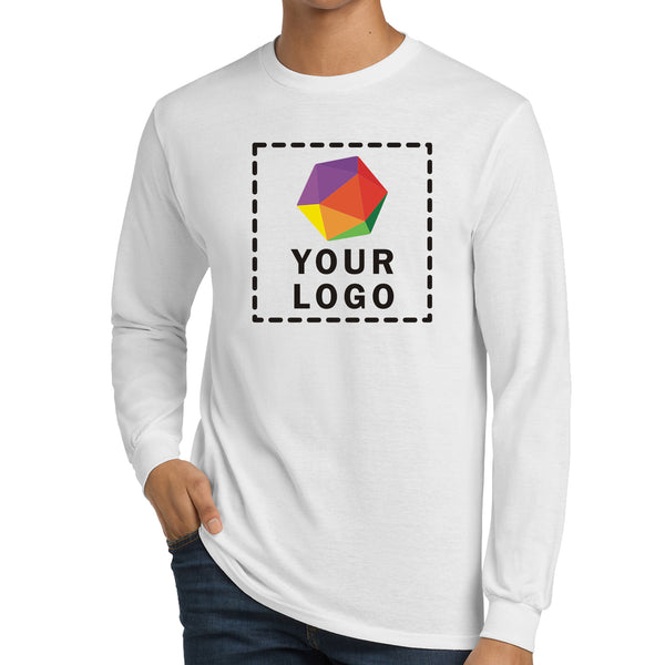 Gildan® Custom Printed DryBlend® 50 Cotton/50 Poly Long Sleeve T-Shirt - 8400