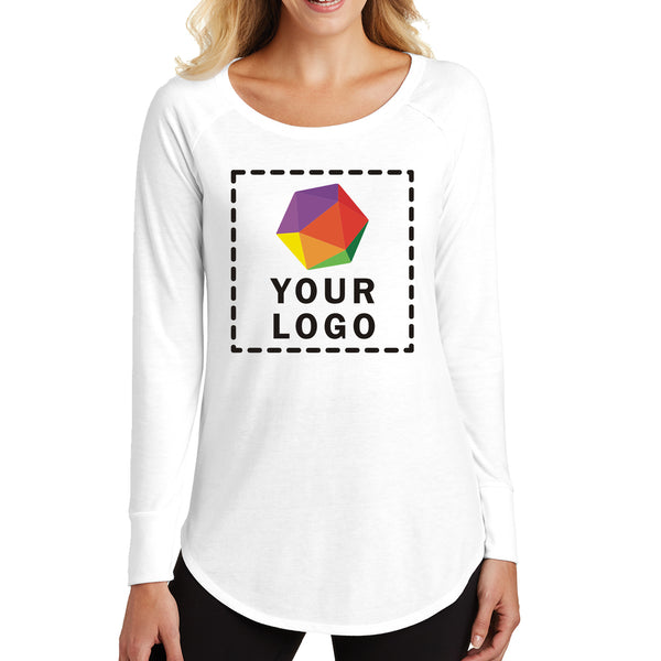 District® Custom Printed Women’s Perfect Tri ® Long Sleeve Tunic Tee - DT132L