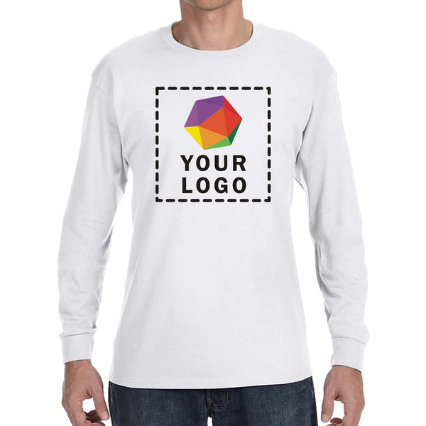Gildan Custom Printed Adult Heavy Cotton™ Long-Sleeve T-Shirt - G5400