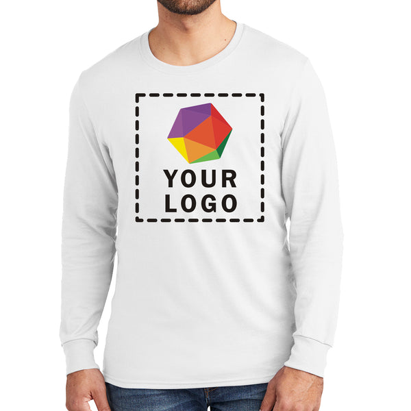 Jerzees® Premium Blend Ring Spun Custom Printed Long Sleeve T-Shirt. 560LS