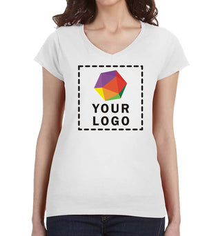 Gildan Ladies' SoftStyle® Fitted V-Neck T-Shirt - G64VL