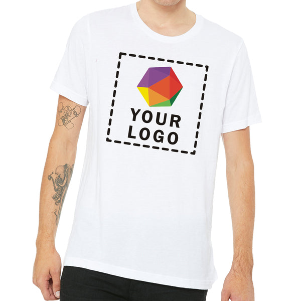 Bella + Canvas Custom Printed Unisex Jersey T-Shirt -3001C