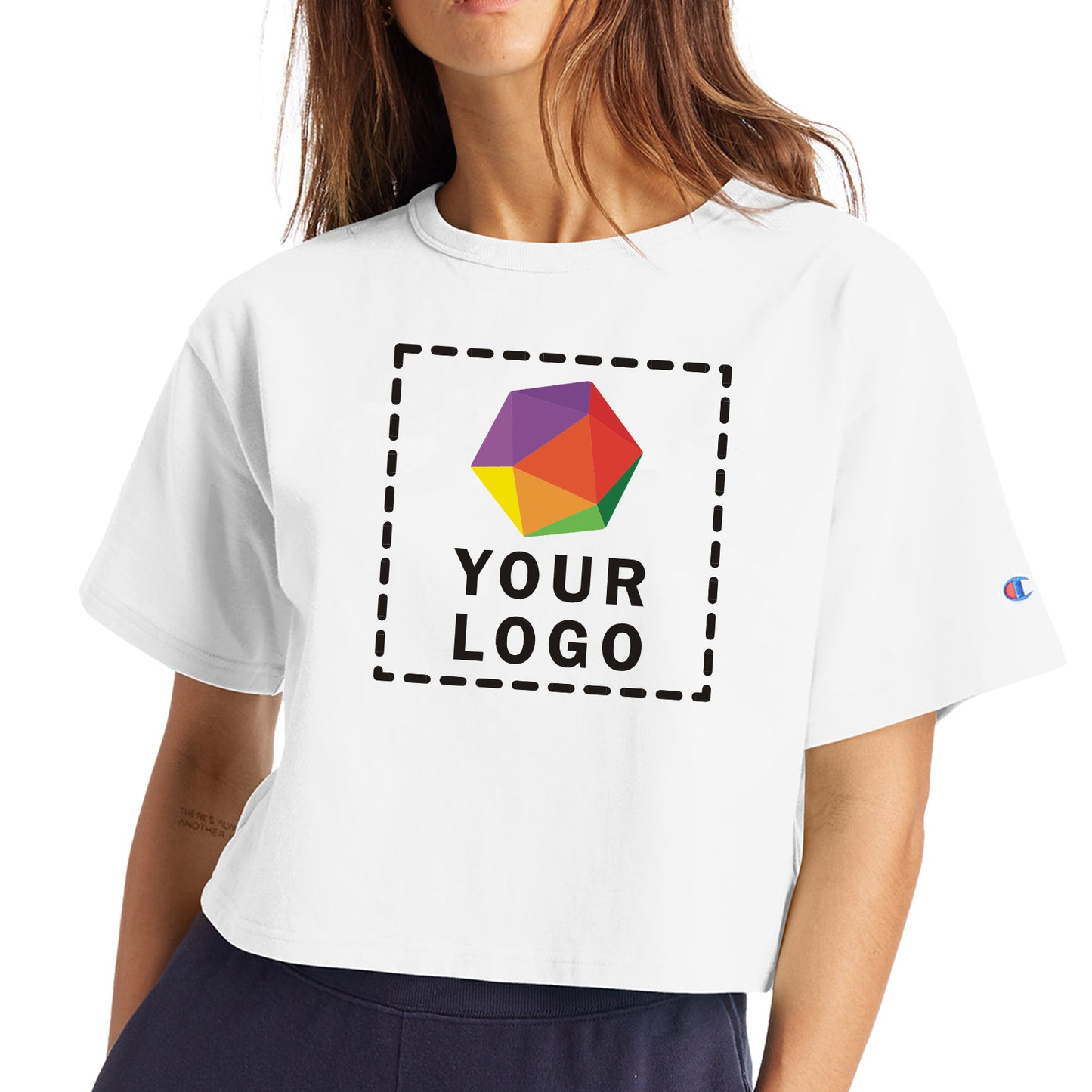 Champion Custom Printed Ladies' Cropped Heritage T-Shirt - T453W