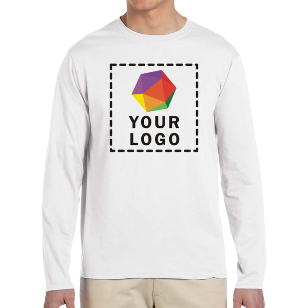 Gildan Custom Printed Adult Softstyle® Long-Sleeve T-Shirt - G64400