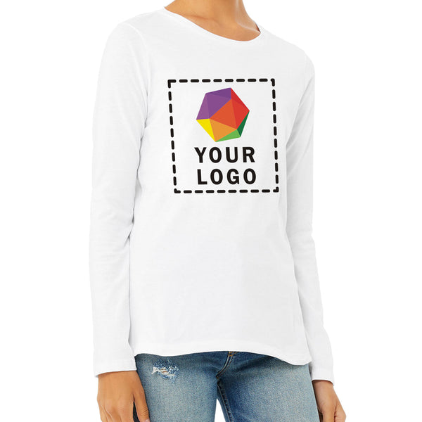 Bella + Canvas Custom Printed Ladies Jersey Long-Sleeve T-Shirt - B6500
