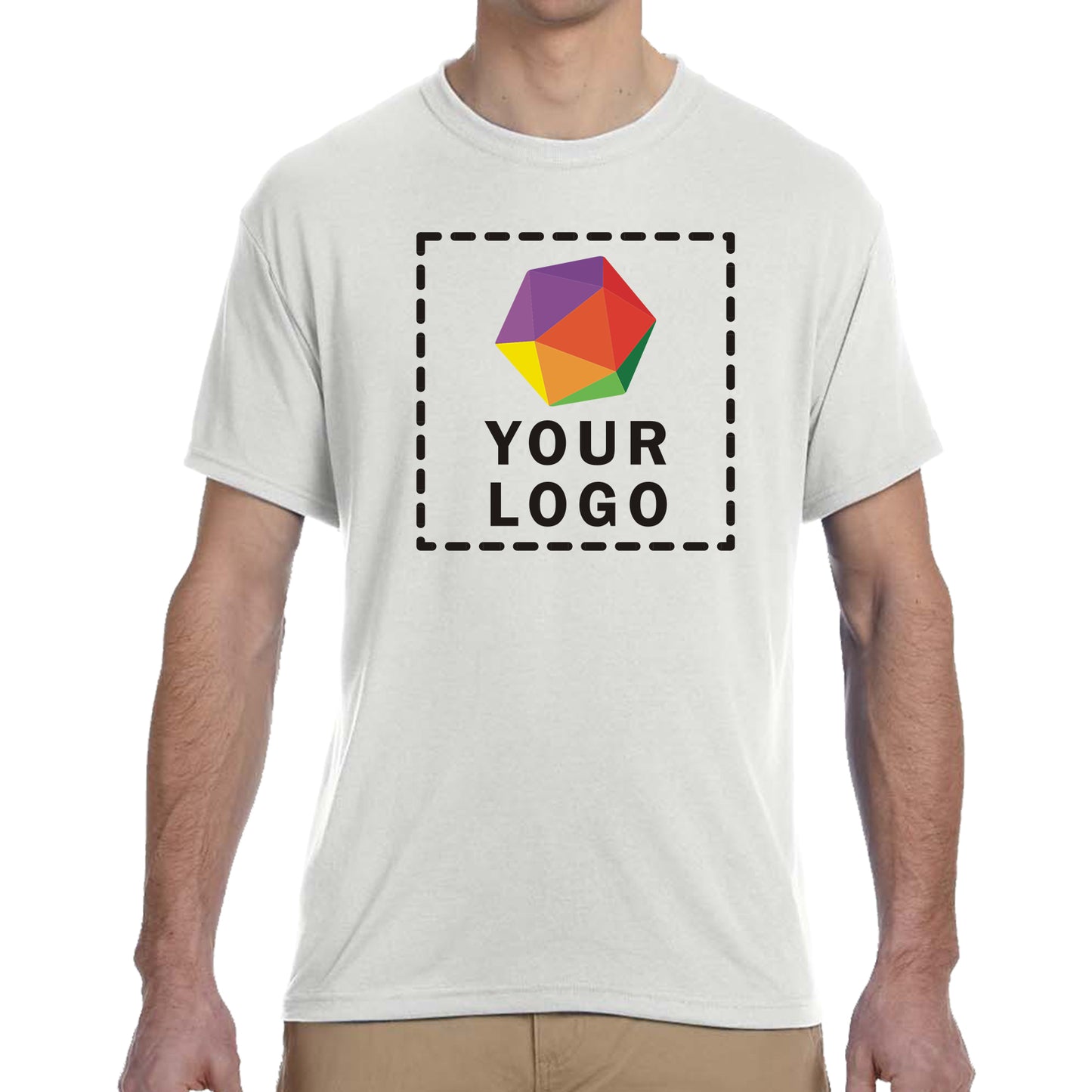 Jerzees® Dri-Power® 100% Polyester Custom Printed T-Shirt - 21M