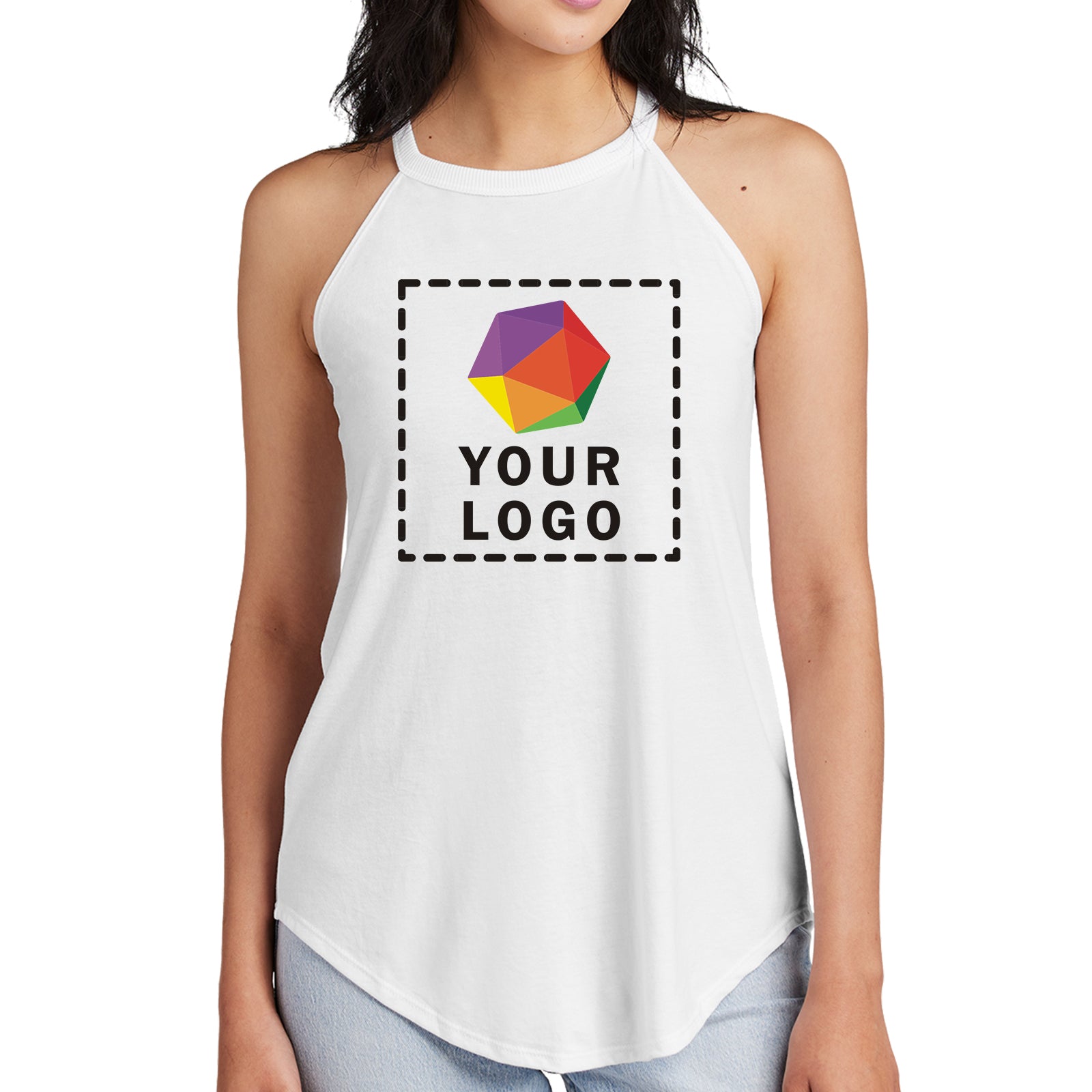 District ® Women’s Perfect Tri ® Rocker Tank - DT137L