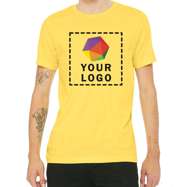 Bella + Canvas Custom Printed Unisex Jersey T-Shirt -3001C