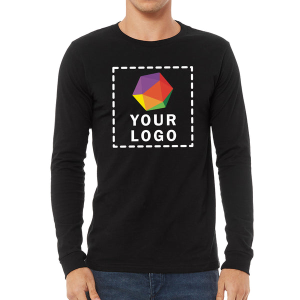Bella + Canvas Custom Printed Unisex Jersey Long-Sleeve T-Shirt - 3501