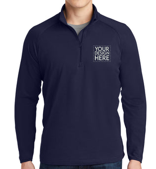 Sport-Tek® Sport-Wick® Stretch 1/4-Zip Pullover: Custom Embroidered Quarter Zip - ST850