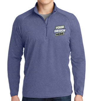 Sport-Tek® Sport-Wick® Stretch 1/4-Zip Pullover: Custom Embroidered Quarter Zip - ST850