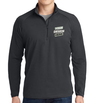 Sport-Tek® Sport-Wick® Stretch 1/4-Zip Pullover: Custom Embroidered Quarter Zip - ST850