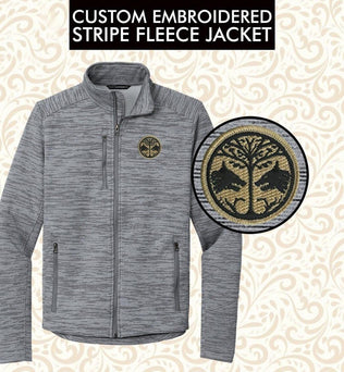 Port Authority® Custom Embroidered Digi Stripe Fleece Jacket - F231