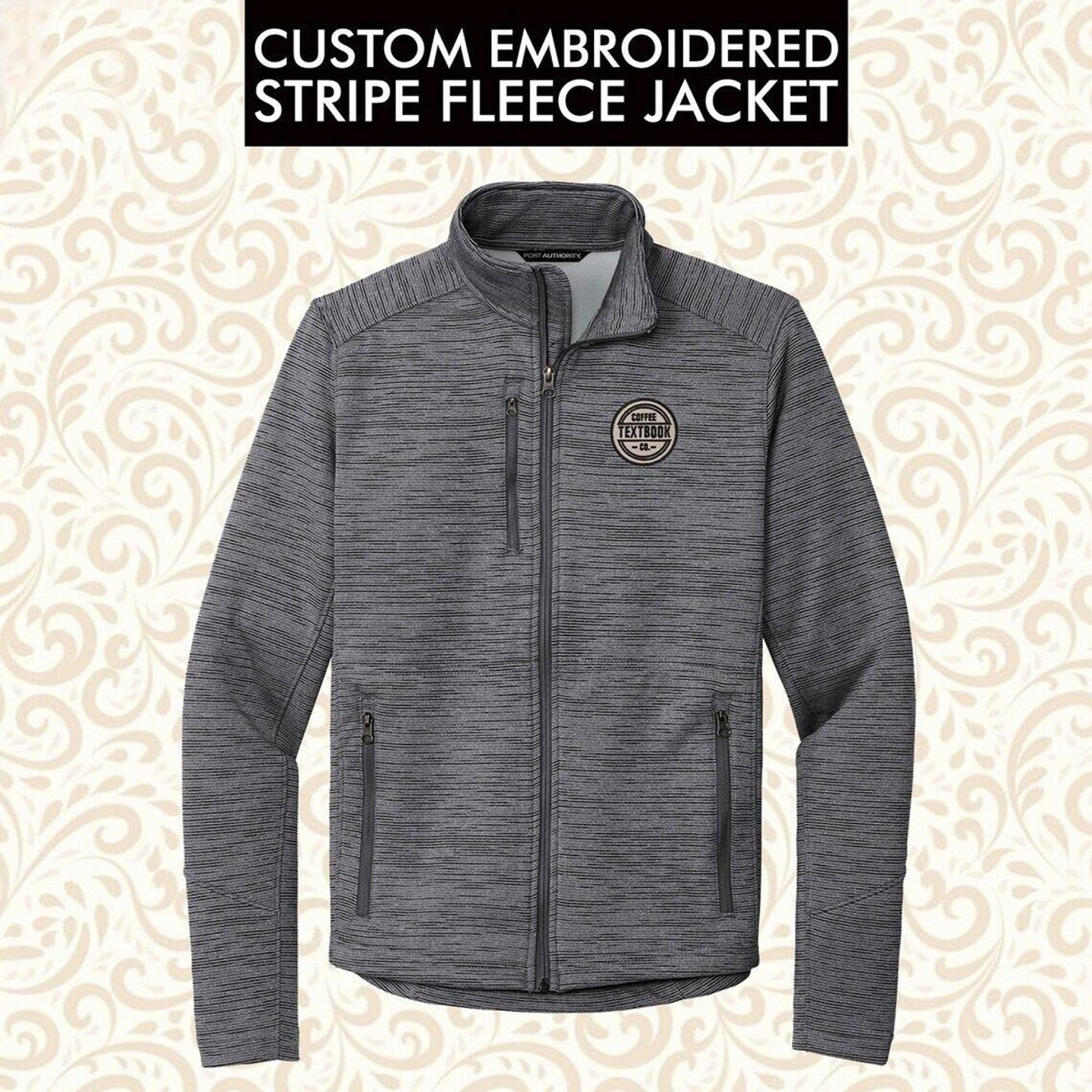 Port Authority® Custom Embroidered Digi Stripe Fleece Jacket - F231