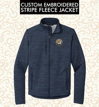 Port Authority® Custom Embroidered Digi Stripe Fleece Jacket - F231